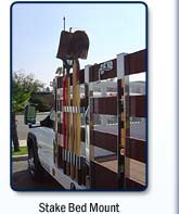 Bishco Tool Rack - Stake Bed Mount